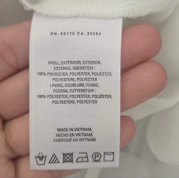 Anthropologie Dottie White Polka-dot Mid Sleeve Top Size 4 - Picture 6 of 7